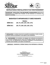 SunStar SIS 175 Instructions D'installation Et De Fonctionnement