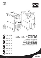 GYS MULTIWELD 320T Manuel D'utilisation