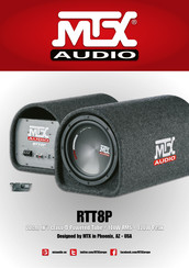 MTX Audio RTT8P Manuel D'instructions