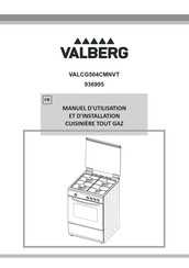 VALBERG VALCG504CMNVT Manuel D'utilisation Et D'installation