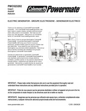 Coleman Powermate PMC523202 Manuel D'instructions