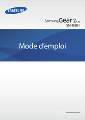 Samsung SM-R381 Mode D'emploi