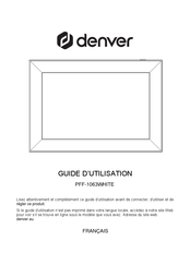 Denver PFF-1063WHITE Guide D'utilisation
