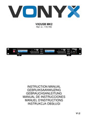 Vonyx VX2USB MK2 Manuel D'instructions