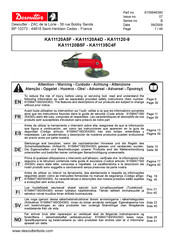 Desoutter KA11120A4D Instructions