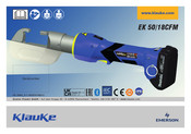 Emerson Klauke EK 50/18CFM Mode D'emploi