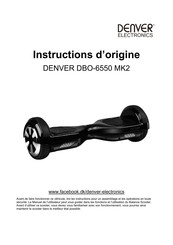 Denver DBO-6550 MK2 Instructions D'origine