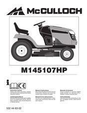 McCulloch M145107HP Manuel D'instructions