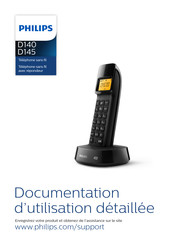 Philips D145 Documentation D'utilisation Détaillée