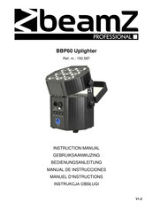 Beamz Professional BBP60 Uplighter Manuel D'instructions