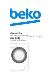 Beko WTC 8733 XB0B Manuel D'utilisation