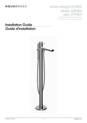 aquabrass volare straight 61N84 Guide D'installation