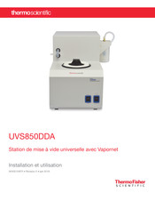 Thermo Fisher Scientific UVS850DDA Installation Et Utilisation