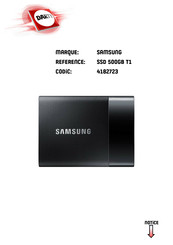 Samsung T1 Manuel D'utilisation Et Garantie