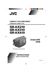 JVC GR-AX310 Manuel D'instructions