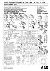 Abb AF09 38 Serie Notice D'instructions