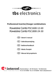 tbs electronics Powersine Combi PSC1800-24-30 Mode D'emploi