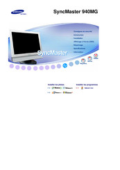 Samsung SyncMaster 940MG Mode D'emploi