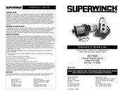 Superwinch 1715000 Mode D'emploi