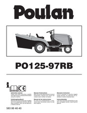 Poulan PO125-97RB Manuel D'instructions