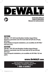 DeWalt DCF890B Guide D'utilisation