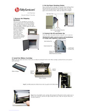 Tally Genicom LG Serie Guide D'installation Rapide