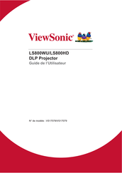 ViewSonic LS800HD Guide De L'utilisateur