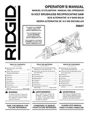 RIDGID R8647 Manuel D'utilisation