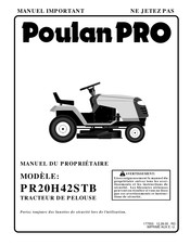 Poulan Pro PR20H42STB Manuel Du Propriétaire