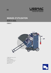 Lissmac CC601 E Manuel D'utilisation