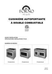 Forno Alta Qualita FFSGS6156-48 Guide D'installation