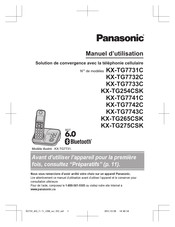 Panasonic KX-TG265CSK Manuel D'utilisation
