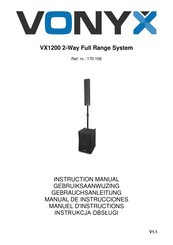 Vonyx VX1200 Manuel D'instructions