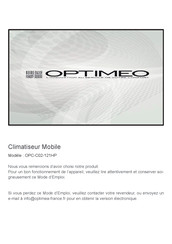 OPTIMEO OPC-C02-121HP Mode D'emploi