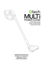 Gtech MULTI POWER FLOOR ATF049 Manuel D'utilisation