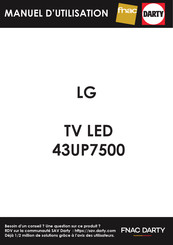 LG 43UP7500 Guide De L'utilisateur