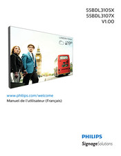 Philips 55BDL3105X Manuel De L'utilisateur