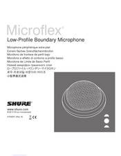 Shure Microflex MX395 Mode D'emploi