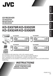 JVC KD-SX979R Manuel D'instructions