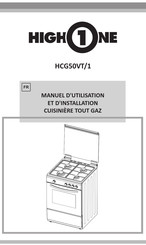 HIGHONE HCG50VT/1 Manuel D'utilisation Et D'installation