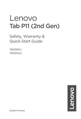Lenovo TAB P11 Guide De Démarrage Rapide
