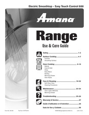 Amana AER5845RAS Guide D'utilisation Et D'entretien