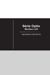 MSI Optix MAG271CQR 3FA75 Mode D'emploi