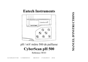 EUTECH INSTRUMENTS CyberScan pH 500 Manuel D'instructions