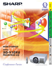 Sharp Conference XG-V10XU Mode D'emploi