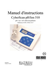 EUTECH INSTRUMENTS CyberScan Ion 510 Manuel D'instructions
