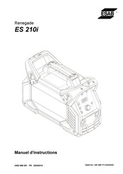 ESAB Renegade ES 210i Manuel D'instructions