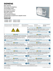 Siemens 3VA9 58-0VK20 Serie Notice D'utilisation