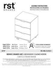 rst brands NORVIK SL-FILEC-1 Instructions D'assemblage