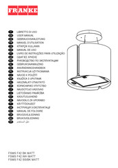 Franke FSMS F42 SS/BK MATT Manuel D'utilisation